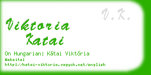 viktoria katai business card