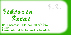 viktoria katai business card